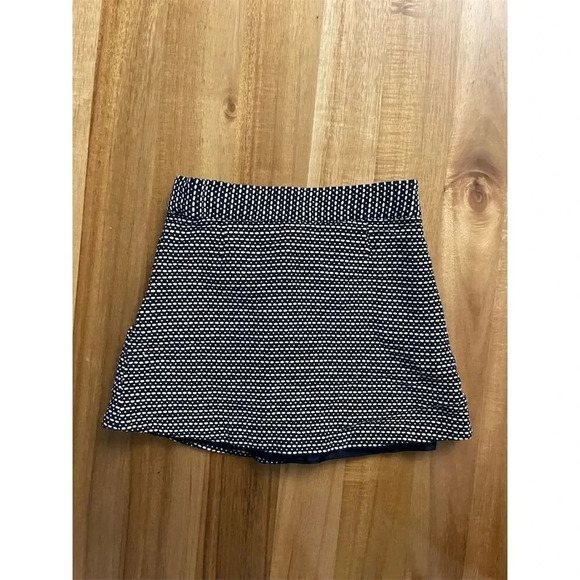 Janie and Jack Girls Size 4 Navy Blue White Dot Skirt Vintage Pink Tag - Picture 6 of 6